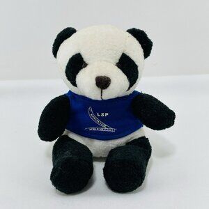 Vintage Logo Bear Lsp Panda Plush Toy Buckle Up Driving Safety Driver Warning